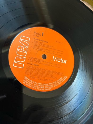 David Bowie vinyl lp