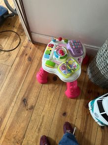 Free baby activity table