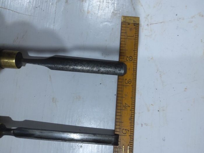 set of vintage graduated chisels