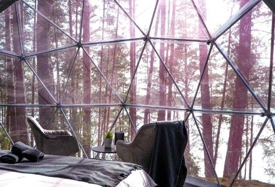 Deluxe 5m(16.4ft) Extremely Strong Structure For Irish Weather Dome Igloo Glamping