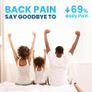 7cm Memory Foam Mattress Topper Small Double Bed with Back Support - Pain Relief Mattress Topper for Sofa Bed, Caravan, Hard/Old Mattresses Image 7