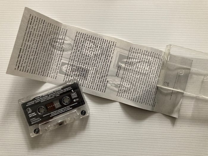 Tesla Psychotic Supper Cassette Tape VG / / VG
