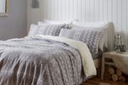 Alpine Fleece Single Duvet Set Grey Multiple Sizes/designs (free Postage)