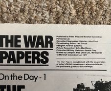 Reprinted Newspapers from WW2