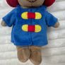 Rainbow Designs My First Paddington Bear approx. 9 Plush Lovey Blue Coat Red Hat 2015 Used Please see pictures Image 4
