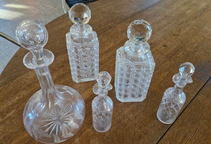 Glass decanters/bowls