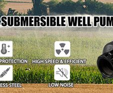 BRAND NEW 4 Inch 0.5HP 25GPM Submersible Deep Well Pump Stainless Steel Water Pump 96L/min 50M Head Garden Agricultural Irrigation