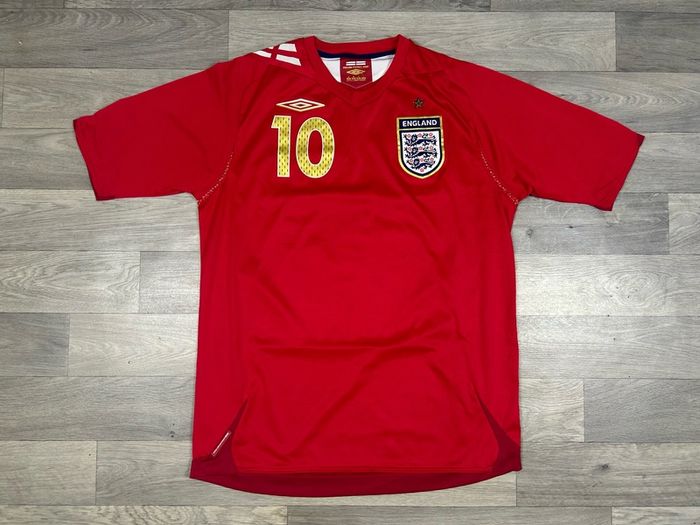 Genuine Vintage 2006 Umbro England Michael Owen Away Jersey Shirt Mens Medium