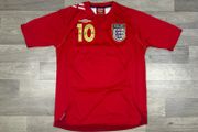 Genuine Vintage 2006 Umbro England Michael Owen Away Jersey Shirt Mens Medium