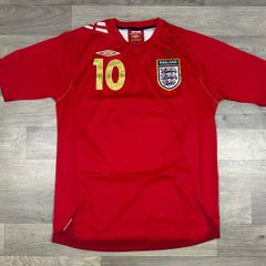 Genuine Vintage 2006 Umbro England Michael Owen Away Jersey Shirt Mens Medium