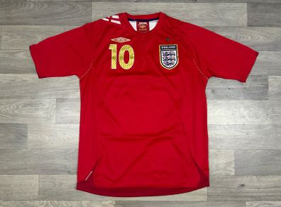 Genuine Vintage 2006 Umbro England Michael Owen Away Jersey Shirt Mens Medium