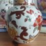 Fabulous Vintage Masons Ironstone Medium Sized (7 inch tall) Lidded Prunus Jar/Ginger Jar in the Brown Velvet Pattern, Circa 1923-1940 Image 6