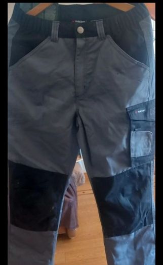 mens lined work trousers parkside new