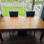 Farmhouse Pine kitchen table Image 2
