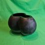 Iconic Danish design from Normann Copenhagen  Double Bowl - Black Glass Bowl/Vas Image 3
