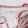 Kimchi Urban Outfitters Beige Red Plaid Lace Trim Bow Lexi Check Mini Dress Size M Image 2