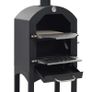 Charcoal Fired Outdoor Pizza Oven with Fireclay Stone Image 4