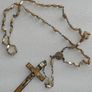Vintage Mother of Pearl Rosary Beads Image 2