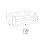 Modern Elegant 3 Seater Sofa (FREE SHIPPING) Image 5