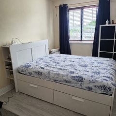 double bed and mattress