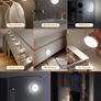 6 Motion Sensor Lights Indoor Cool White (Magnetic / USB Charging) Image 2