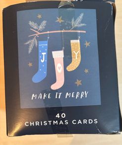 Mini Christmas cards box