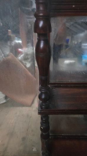 Large Antique Victorian Style Overmantel Mirror Carved Wood
