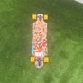 Skateboard with colourful back design Image 2