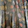 Zara shiny gold floral print dress, M, new Image 10