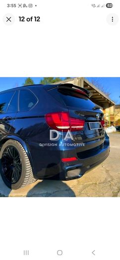 bmw x5 f15 rear spoiler and door mirror covers m performance  m sport