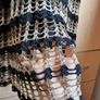 Karen Millen Knitted A-line Crochet Striped Dress UK 12 Image 5