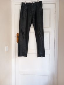Black Leather Trousers 32" M/F