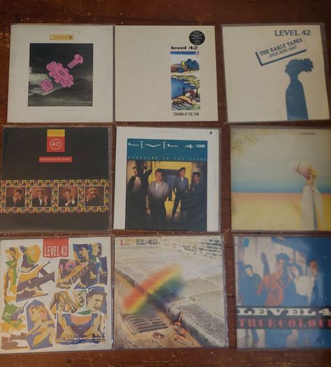 Level 42  - all NINE 1980s albums - original vinyl issue plus 3 FREE Level 42 items