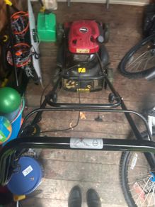 free petrol lawnmower