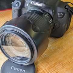 Canon EOS 700D DSLR camera with 18-135mm F3.5-5.6 Zoom Lens.