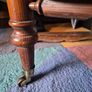 Elegant cherrywood Rosedale by Ducal desk/table with castors. Image 4