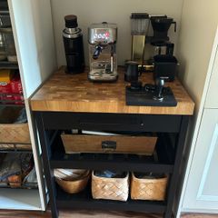 wood top kitchen island