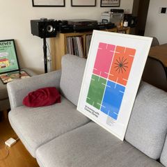 Large Charles Eames 70x50cm Print Poster