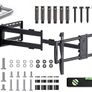 Tv Wall Mount Bracket Tilt Swivel Long Arm 43-95" Image 2
