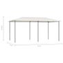 Gazebo 3x6x2.6 m Cream 160 g/sq. m Image 2