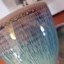 Wonderful Pair of Studio Art Pottery Goblets by Martin Branch Lyre Pottery, Cloncorban, Rossmore, Clonakilty, West Cork in a Fabulous Colourful Variegated Glaze. Pair One Image 8