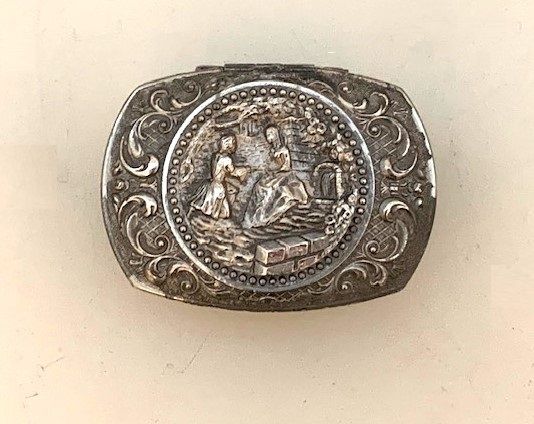 Antique Silver Plated Trinket Box