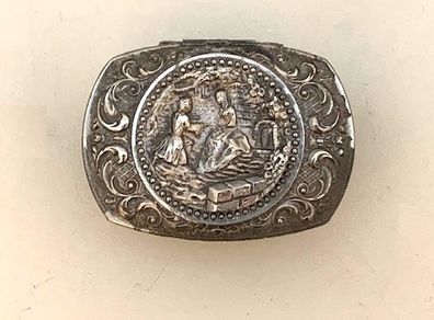 Antique Silver Plated Trinket Box