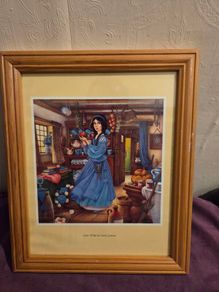 Snow White by Carol Lawson framed