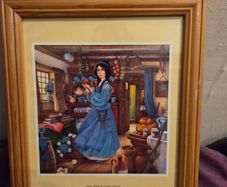 Snow White by Carol Lawson framed