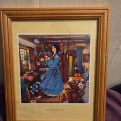 Snow White by Carol Lawson framed