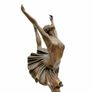 Performing Lady (51cm) - Bronze, Marble (Signed) Image 4