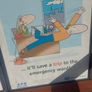 2 x framed safety pictures for ESB illustrated images,,,buyer collects, nice for any advertising wall display,,one glass broke on one picture,but can be easy replace ,,sold as seen,I reckon 80s 90s Image 10