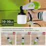 Paint Sprayer, HVLP Electric Spray Gun (800ml/3 Metal Nozzles/3 Patterns), Easy Spraying and Cleaning, for Home Interior and Exterior Walls, Ceiling, Cabinet, Fence, Chair Image 8