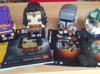Lego brick headz